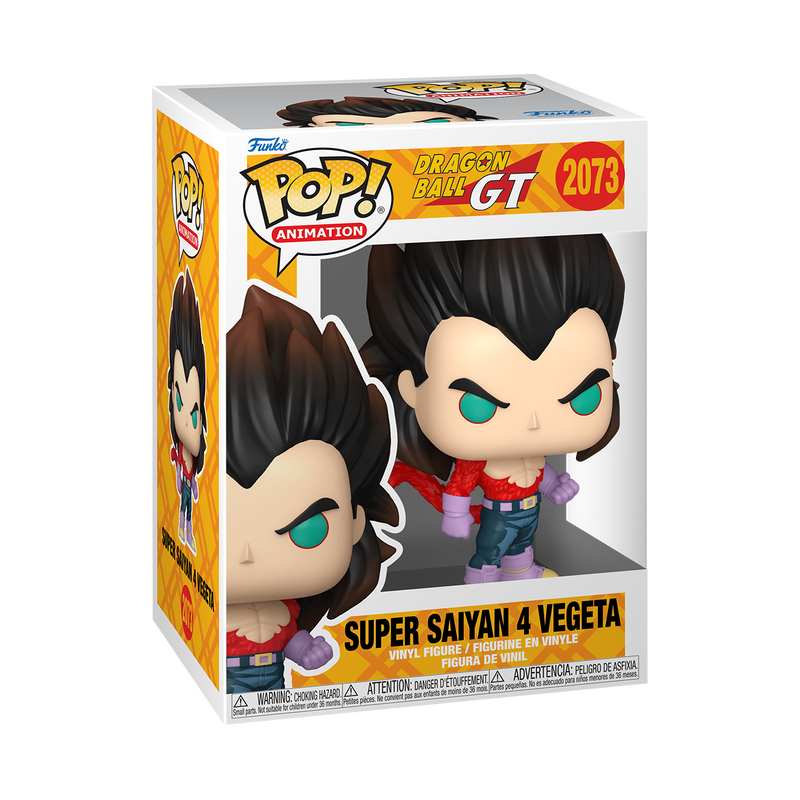 Dragon Ball GT Super Saiyan 4 Vegeta Funko Pop Packaging