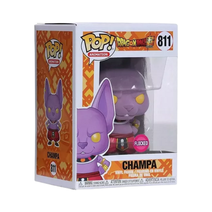 Champa Funko Pop! #811 Exclusive Flocked stock photo in-box from Dragon Ball Super