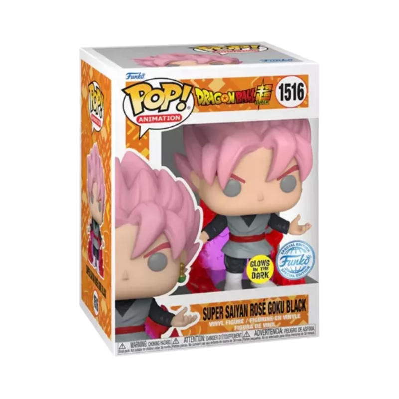 Super Saiyan Rosé Goku Black Funko Pop! #1516 Exclusive stock photo in-box from Dragon Ball Super