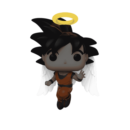 Goku with Wings Funko Pop! #1430 Glow Chase PX Previews Exclusive glow-in-the-dark stock photo out-of-box from Dragon Ball Z