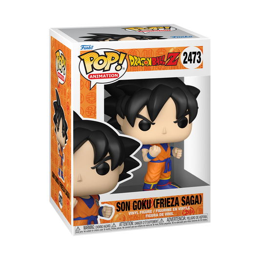Son Goku (Frieza Saga) Funko Pop! #2473 stock photo in-box from Dragon Ball Z