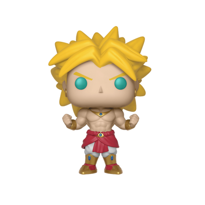 Super Saiyan Broly Funko Pop! #402 San Diego Comic Con 2018 Shared Exclusive stock photo out-of-box from Dragon Ball Z