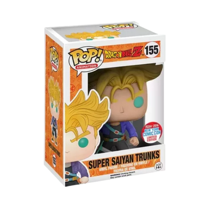 Super Saiyan Trunks Funko Pop! #155 2016 New York Comic Con Exclusive stock photo in-box from Dragon Ball Z