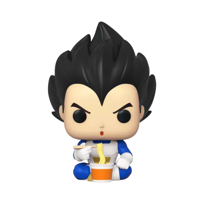 Vegeta Eating Noodles Funko Pop! #758 2020 Spring Convention Exclusive stock photo out-of-box from Dragon Ball Z