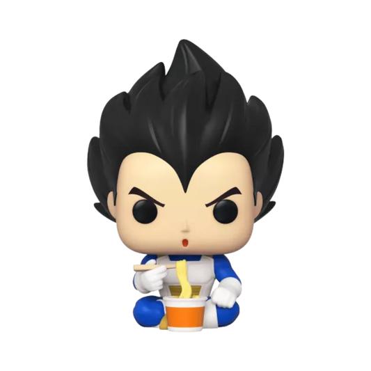 Vegeta Eating Noodles Funko Pop! #758 2020 Spring Convention Exclusive stock photo out-of-box from Dragon Ball Z