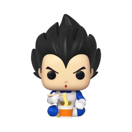 Vegeta Eating Noodles Funko Pop! #758 2020 Spring Convention Exclusive stock photo out-of-box from Dragon Ball Z
