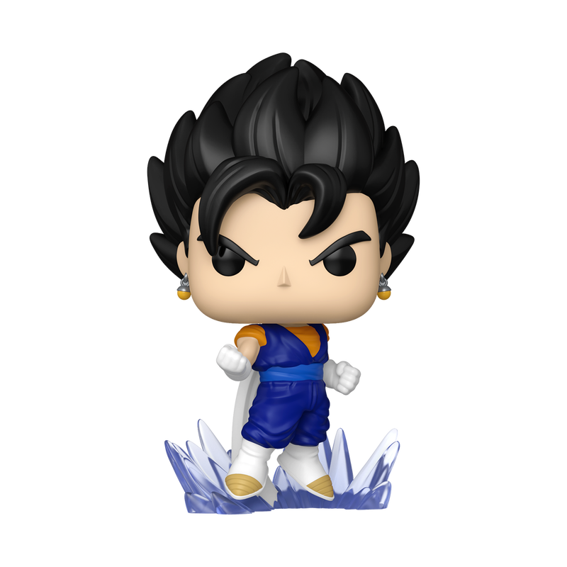 Vegito Funko Pop! #2218 Powering Up Chalice Collectibles Exclusive Pre-Release Sticker stock photo out-of-box Dragon Ball Z