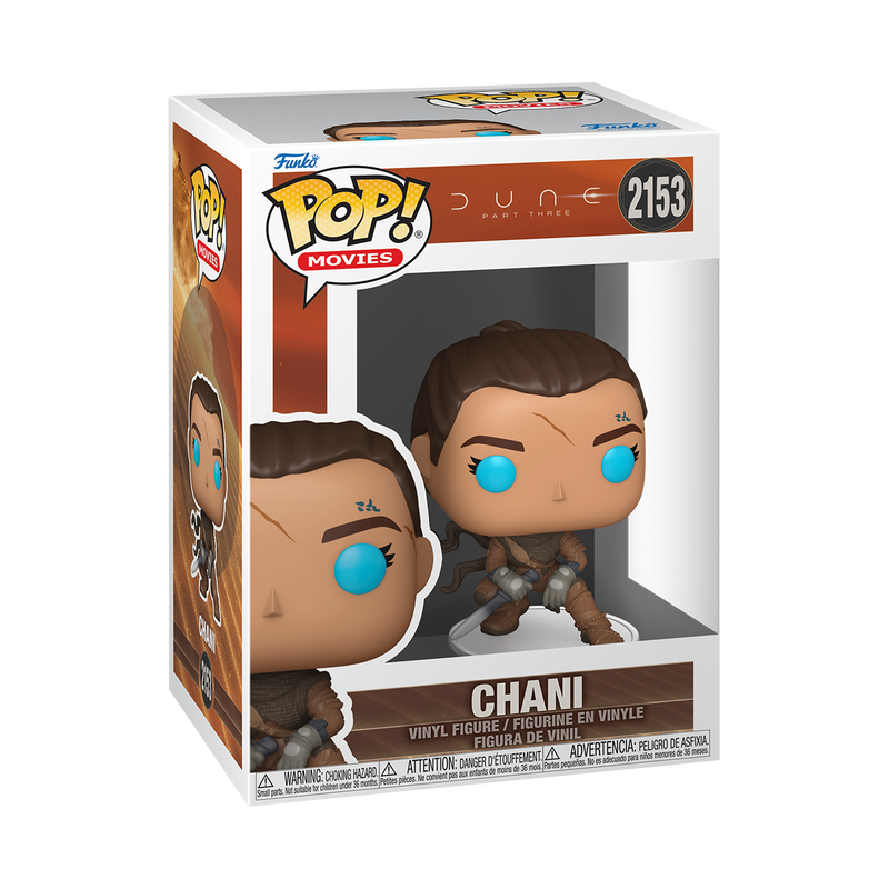 Chani Funko Pop! #2153 stock photo in-box from Dune Part Three
