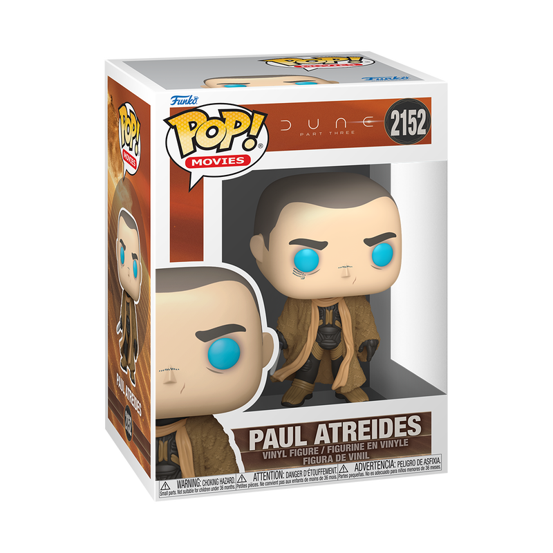 Paul Atreides Funko Pop! #2152 stock photo in-box from Dune Part Three