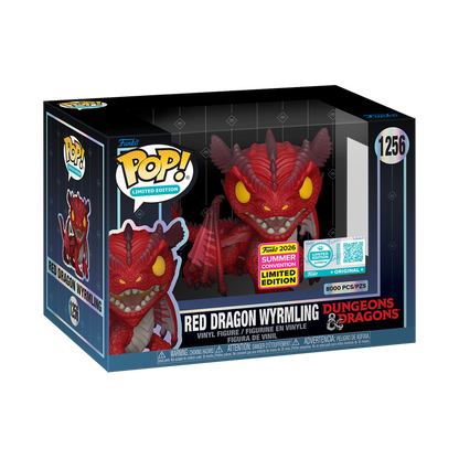 Red Dragon Wyrmling Funko Pop! #1256 Supreme Limited Edition San Diego Comic-Con Shared stock photo in-box from Dungeons & Dragons