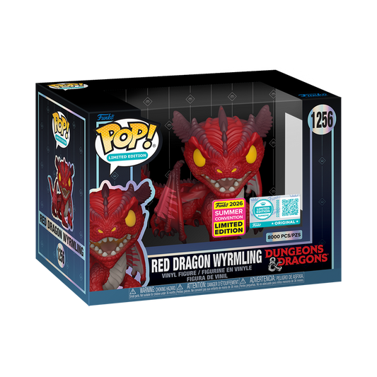 Red Dragon Wyrmling Funko Pop! #1256 Supreme Limited Edition San Diego Comic-Con Shared stock photo in-box from Dungeons & Dragons