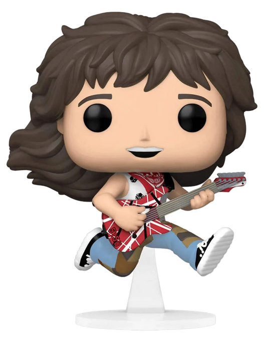 Eddie Van Halen Funko Pop! #258 stock photo out-of-box Eddie Van Halen