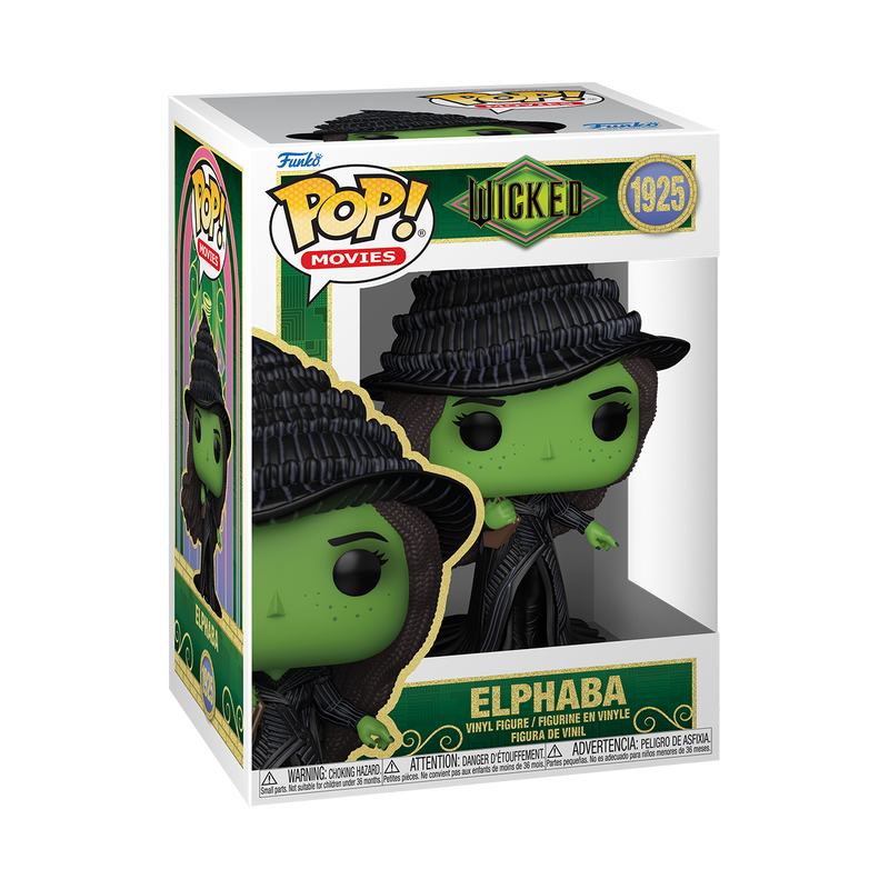 Funko Pop! Wicked For Good Elphaba #1925 Funko Pop box packaging front view