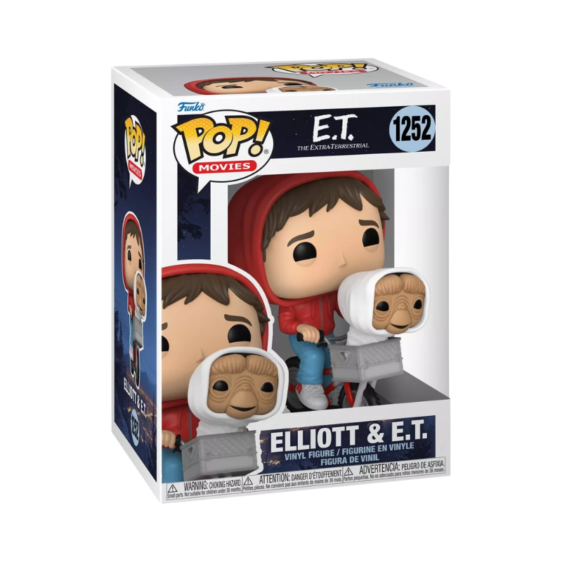 Elliott & E.T. Funko Pop! #1252 stock photo in-box from E.T.
