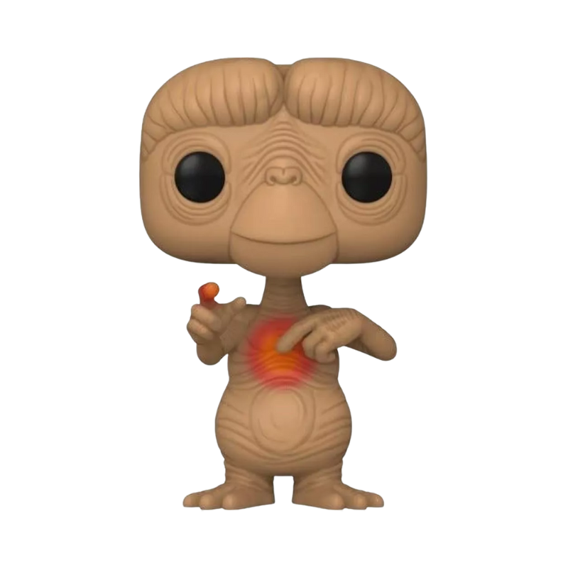 E.T. with Glowing Heart Funko Pop! #1258 Target Exclusive Glows In The Dark stock photo out-of-box from E.T.
