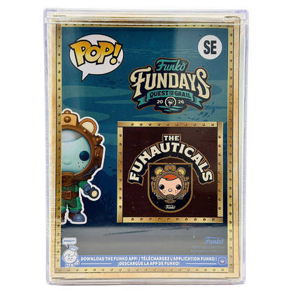 Explorer Freddy SE Funko Pop! Legendary Limited Edition 1150 Pcs Funko Fundays 2026 Quest for the Grail back view in-box