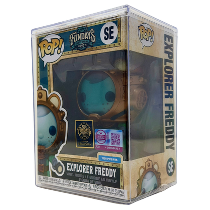Explorer Freddy SE Funko Pop! Legendary Limited Edition 1150 Pcs Funko Fundays 2026 Quest for the Grail front left angle in-box