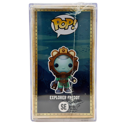 Explorer Freddy SE Funko Pop! Legendary Limited Edition 1150 Pcs Funko Fundays 2026 Quest for the Grail left side view in-box