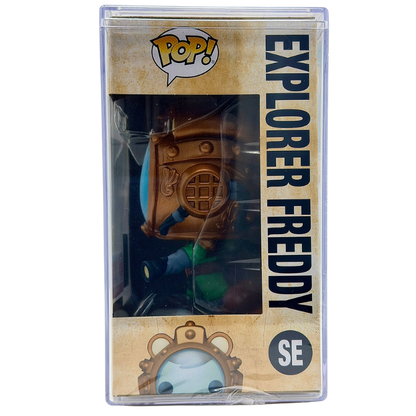 Explorer Freddy SE Funko Pop! Legendary Limited Edition 1150 Pcs Funko Fundays 2026 Quest for the Grail right side view in-box