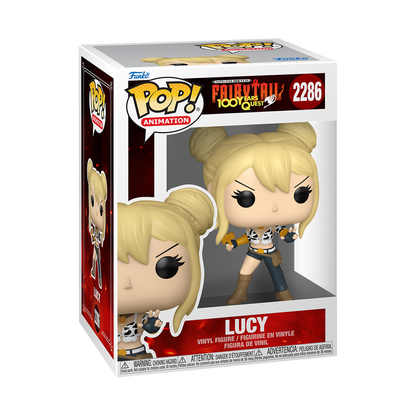 Lucy Funko Pop! #2286 stock photo in-box from Fairy Tail 100 Years Quest