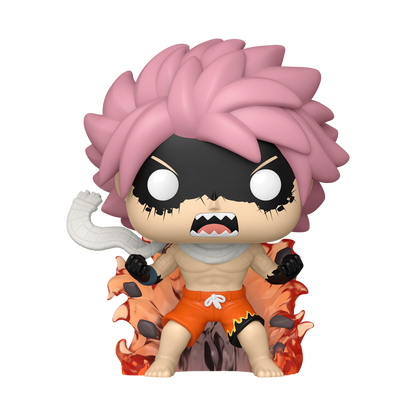 Natsu Fired Up Funko Pop! #2290 Exclusive stock photo out-of-box from Fairy Tail 100 Years Quest