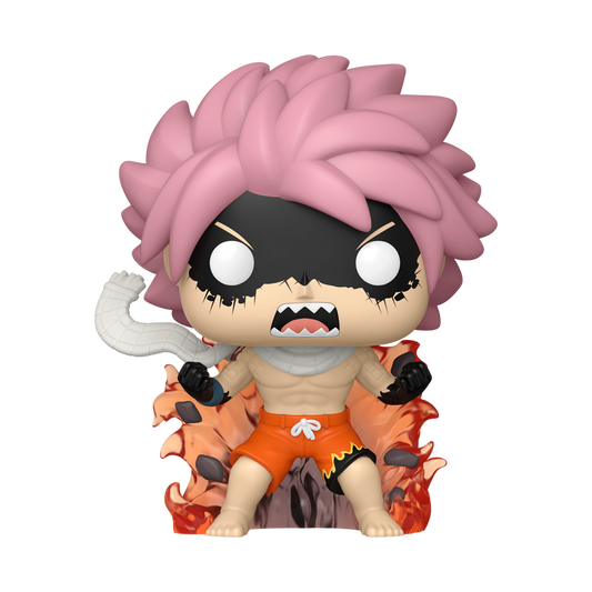 Natsu Fired Up Funko Pop! #2290 Exclusive stock photo out-of-box from Fairy Tail 100 Years Quest
