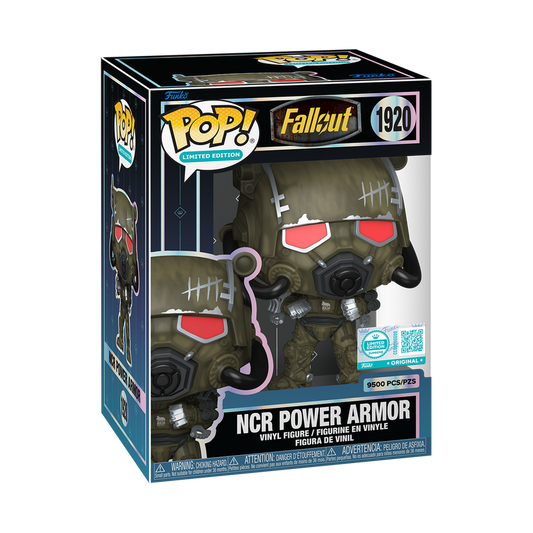 NCR Power Armor Funko Pop! #1920 Limited Edition stock photo in-box from Fallout