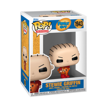 Stewie Griffin Funko Pop! #1943 stock photo in-box from Family Guy