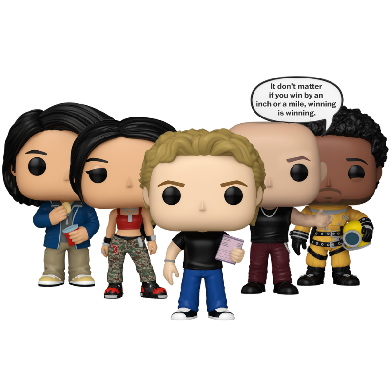Brian O'Conner, Dom Toretto, Letty Ortiz, Han Lue and Tej Parker Funko Pop! #1992 #1993 #1994 #1995 #1996 stock photo out-of-box from The Fast & The Furious