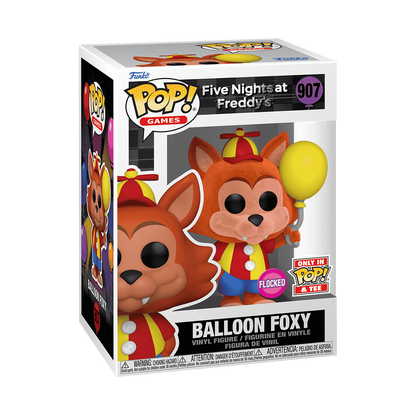 Five Nights at Freddys Balloon Foxy Flocked Funko Pop Packaging
