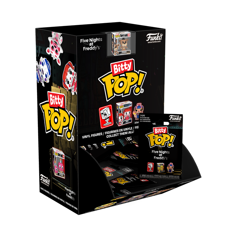 Five Nights at Freddy's Bitty Pop! Mystery Mini Funko Pop! stock photo in-box Five Nights at Freddy's