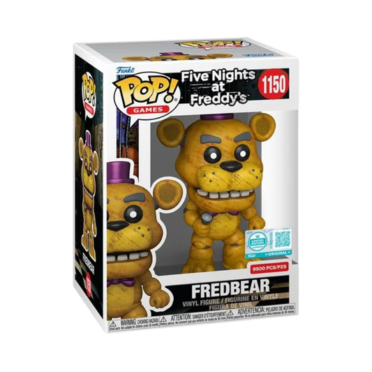 Fredbear Funko Pop! #1150 Entertainment Earth Exclusive stock photo in-box Five Nights at Freddys