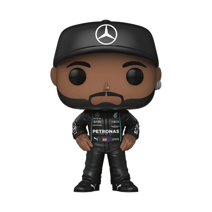 Lewis Hamilton Funko Pop! #01 stock photo out-of-box from Formula 1 Mercedes-AMG Petronas