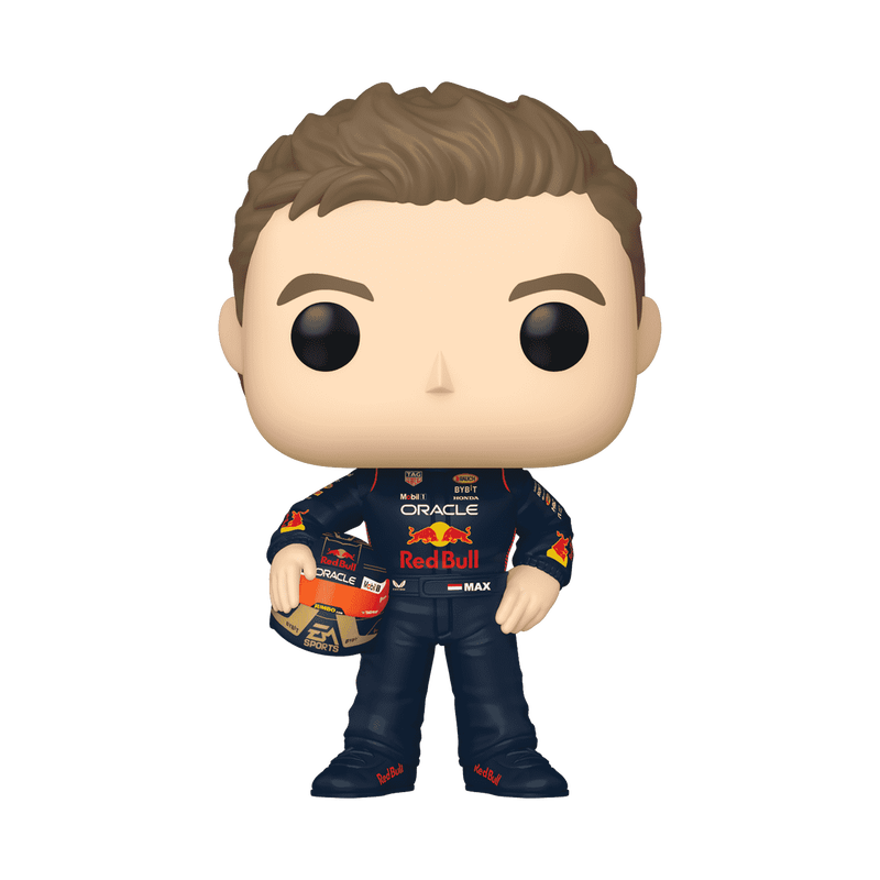 Max Verstappen with Helmet Funko Pop! #08 stock photo out-of-box from Formula 1 Oracle Red Bull Racing