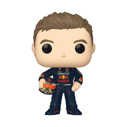 Max Verstappen with Helmet Funko Pop! #08 stock photo out-of-box from Formula 1 Oracle Red Bull Racing