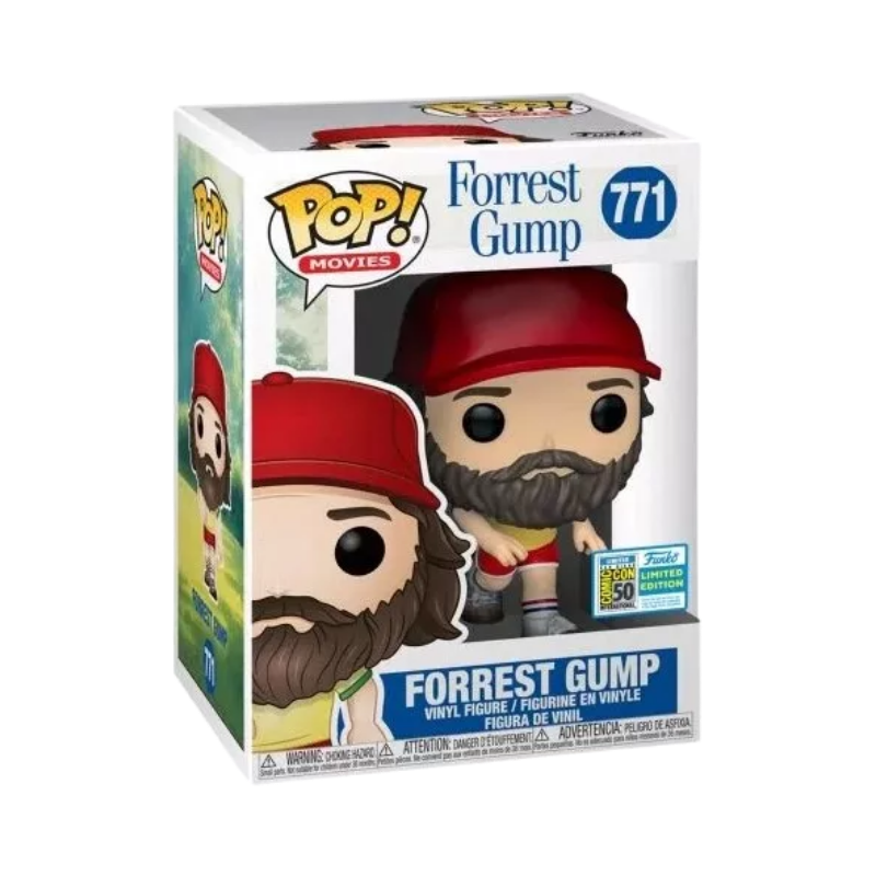 Forrest Gump Running Funko Pop! #771 SDCC Limited Edition Official Sticker stock photo in-box from Forrest Gump