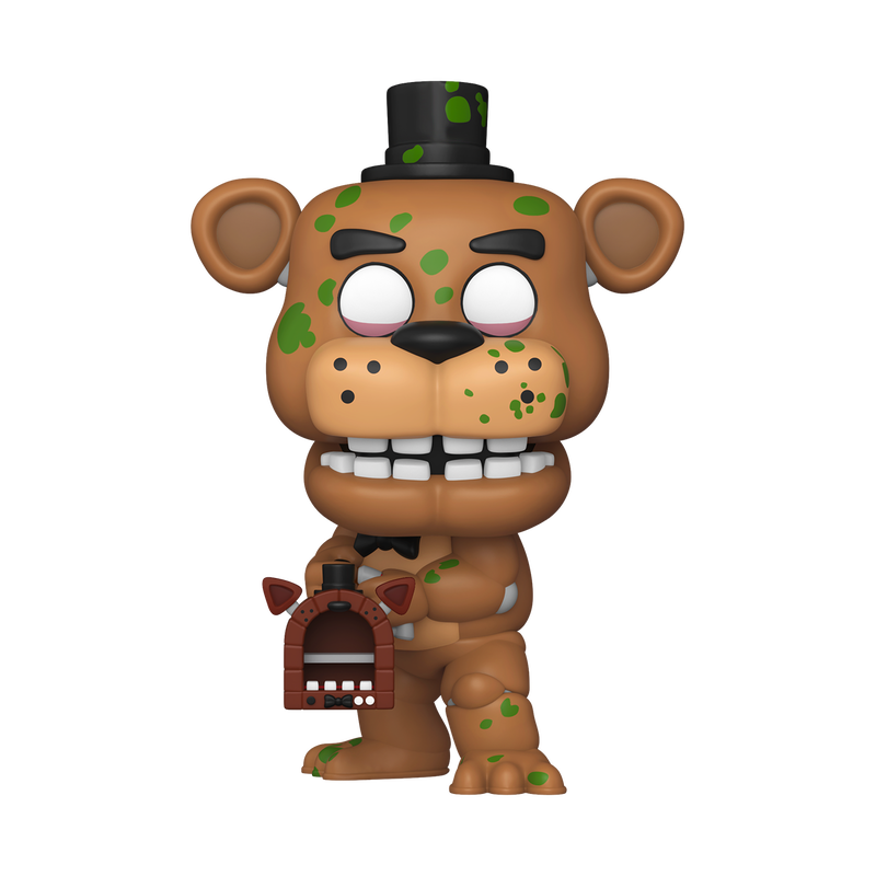 Funko Pop! Funko Fusion Freddy Fazbear with Pizza Launcher #1096 Chase Edition figure out of box