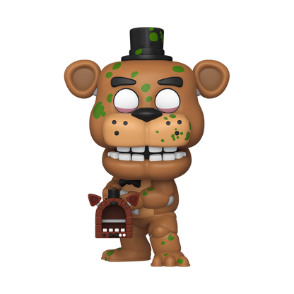 Funko Pop! Funko Fusion Freddy Fazbear with Pizza Launcher #1096 Chase Edition figure out of box