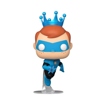 Funko Pop! Funko Freddy Funko as Blue Lantern SE Funko Fundays 2025 online limited edition figure shown outside the packaging