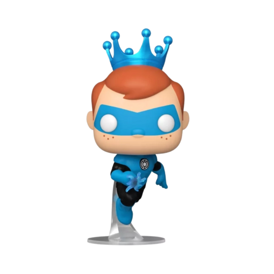 Funko Pop! Funko Freddy Funko as Blue Lantern SE Funko Fundays 2025 online limited edition figure shown outside the packaging