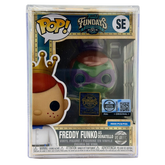 Freddy Funko as Donatello Metallic SE Funko Pop! Royalty Limited Edition 4600 Pcs Funko Fundays 2026 Quest for the Grail front view in-box