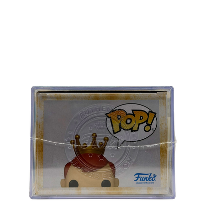 Freddy Funko as James T. Kirk (Translucent) SE Funko Pop! Legendary Limited Edition 1000 Pcs Funko Fundays 2026 Quest for the Grail top view in-box