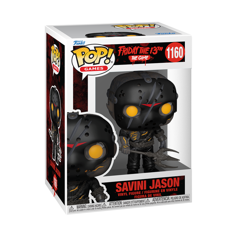 Savini Jason Funko Pop! #1160 in box packaging from Friday the 13th The Game