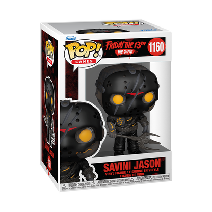Savini Jason Funko Pop! #1160 in box packaging from Friday the 13th The Game