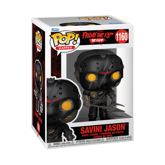 Savini Jason Funko Pop! #1160 in box packaging from Friday the 13th The Game