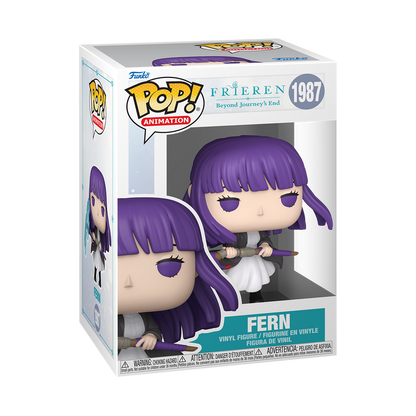 Fern Funko Pop! #1987 in box packaging from Frieren