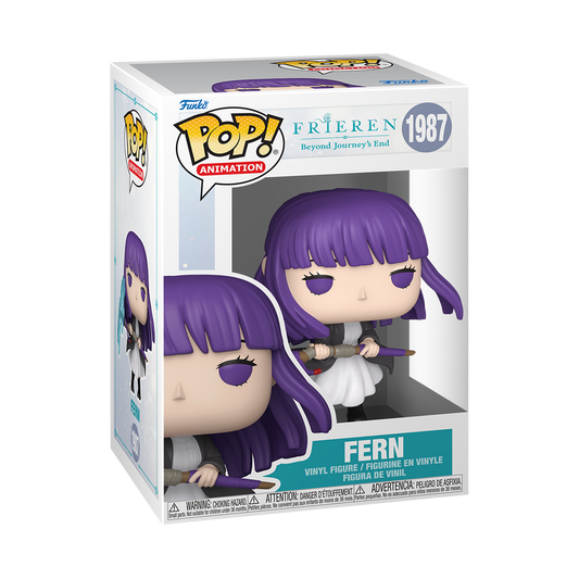 Fern Funko Pop! #1987 in box packaging from Frieren