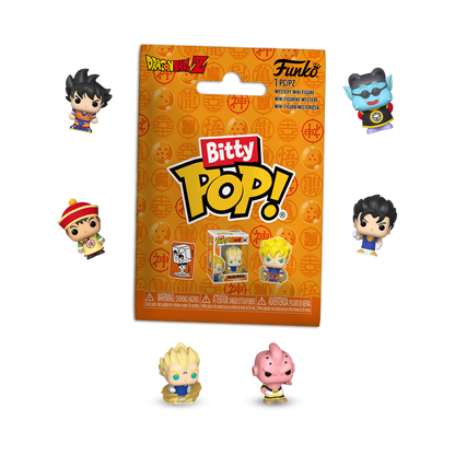 Funko Bitty Pop! Dragon Ball Z 1 Piece Mystery Mini stock photo out-of-box