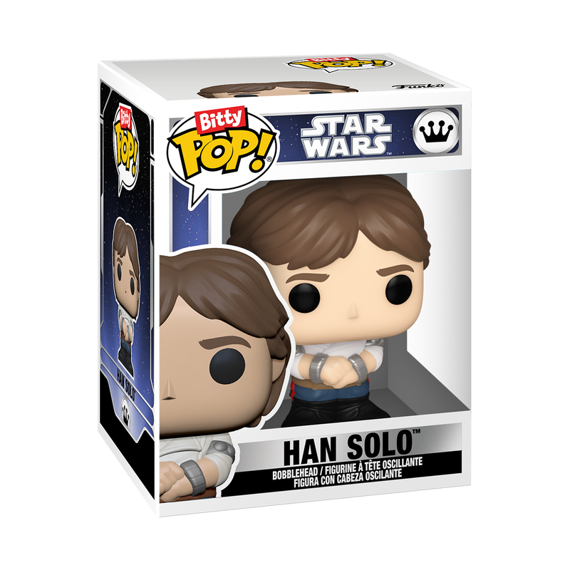 Funko Bitty Pop! Han Solo stock photo in-box from Star Wars