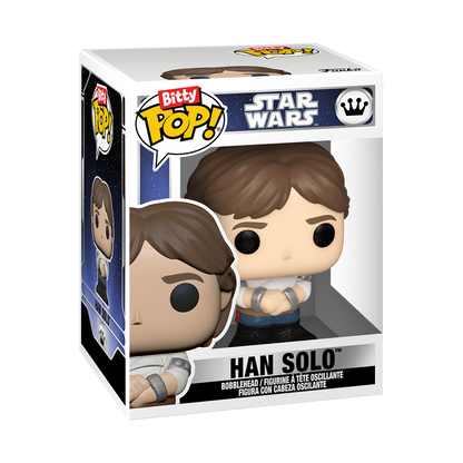 Funko Bitty Pop! Han Solo stock photo in-box from Star Wars